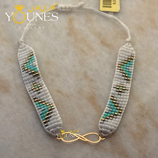 دستبند میوکی بینهایت لیزری طلا